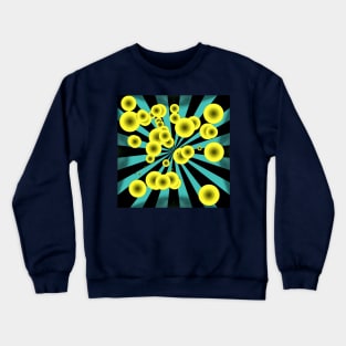 Yellow bubbles Crewneck Sweatshirt